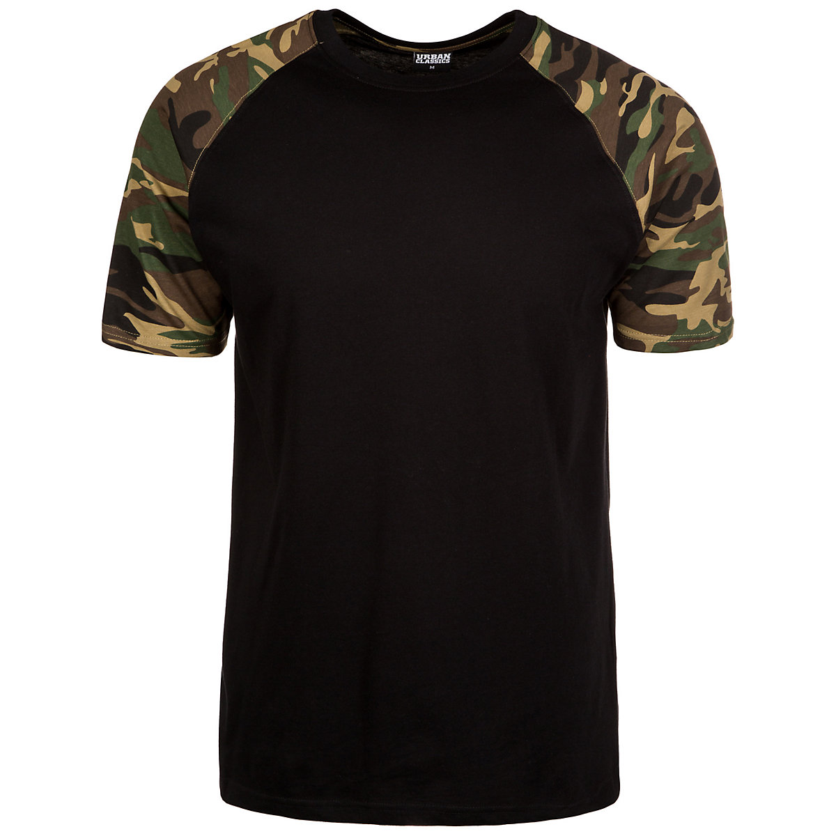 Urban Classics Raglan Contrast T-Shirt Herren T-Shirts schwarz Urban Classics Raglan Contrast T-Shirt Herren T-Shirts schwarz
