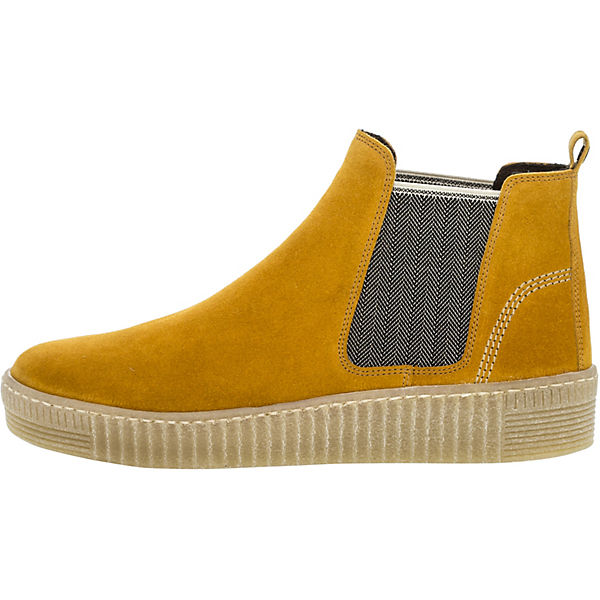 Schuhe Chelsea Boots Gabor Chelsea Boots gelbgold