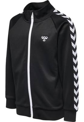 hummel, HMLFIG ZIP JACKET Kapuzenpullover für Kinder, schwarz | mirapodo