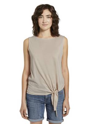 T-Shirt Top mit Knotendetail T-Shirts 2