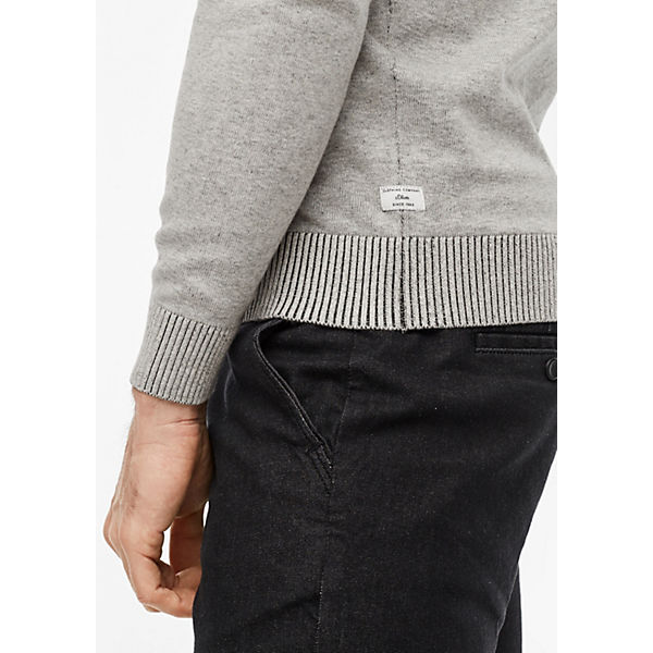 Bekleidung Pullover s.Oliver Strickpullover mit Layer-Effekt Pullover creme