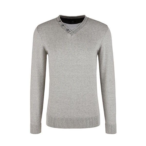 Bekleidung Pullover s.Oliver Strickpullover mit Layer-Effekt Pullover creme Bekleidung Pullover s.Oliver Strickpullover mit Layer-Effekt Pullover creme