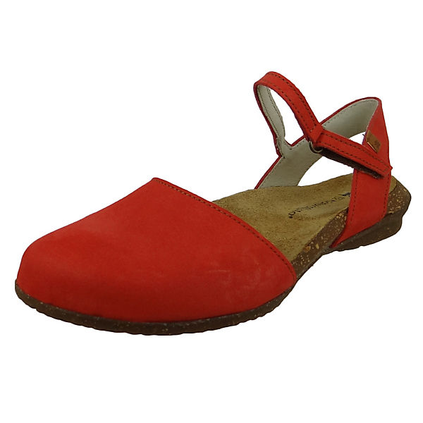 N412 Wakataua Damen Leder Sandale Coral Rot Klassische Sandalen