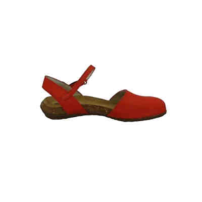 N412 Wakataua Damen Leder Sandale Coral Rot Klassische Sandalen