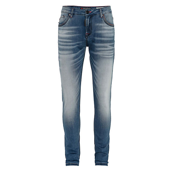 Bekleidung Straight Jeans CIPO & BAXX® Cipo & Baxx Jeans blau