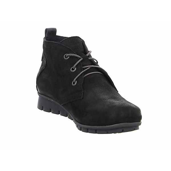 Schuhe Schnürstiefeletten Think Stiefelette schwarz Schuhe Schnürstiefeletten Think Stiefelette schwarz