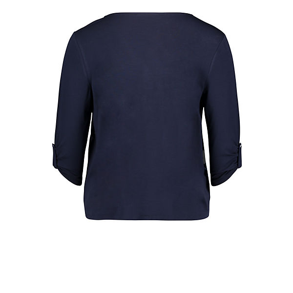 Bekleidung 3/4-Arm-Shirts Betty Barclay Betty Barclay Blusenshirt mit Print 3/4-Arm-Shirts blau