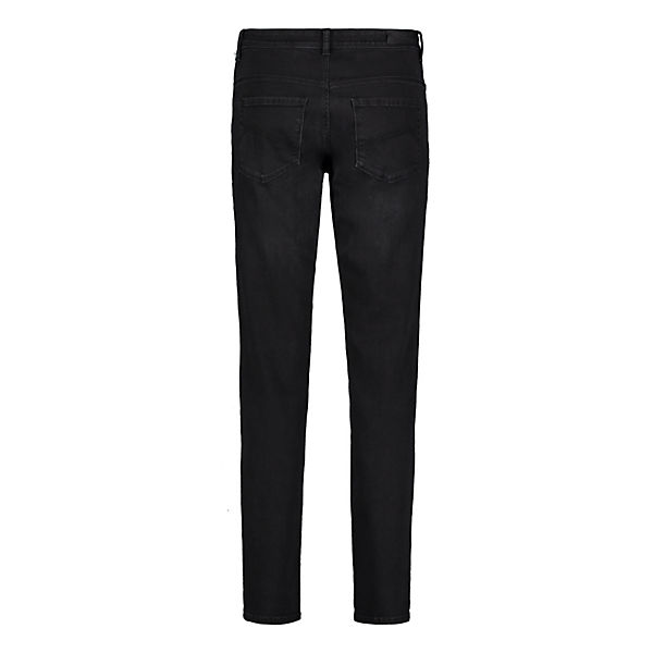 Bekleidung Straight Jeans Betty & Co Betty & Co Basic-Jeans mit Waschung Jeanshosen schwarz Bekleidung Straight Jeans Betty & Co Betty & Co Basic-Jeans mit Waschung Jeanshosen schwarz