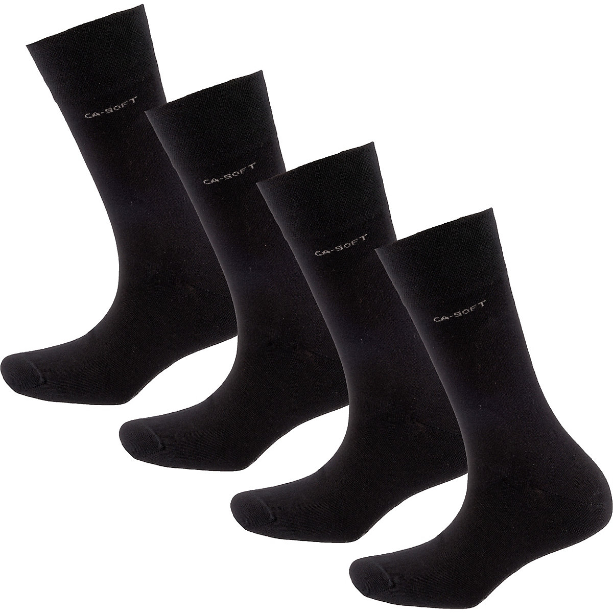 camano Online Unisex ca-soft Socks 4p schwarz