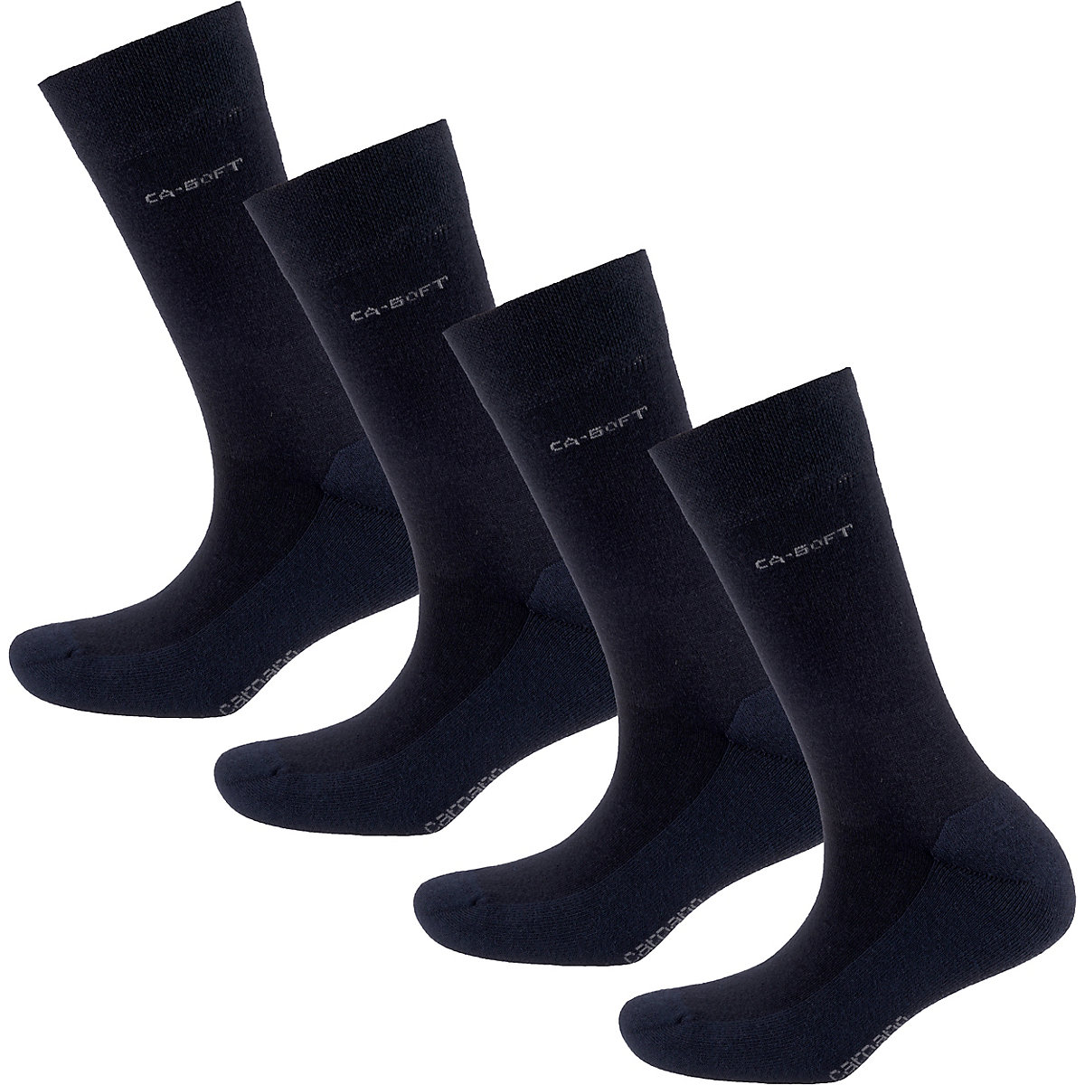 camano Online Unisex ca-soft Walk Socks 4p dunkelblau