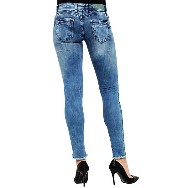 Bekleidung Straight Jeans CIPO & BAXX® Cipo & Baxx Slim Fit-Jeans blau Bekleidung Straight Jeans CIPO & BAXX® Cipo & Baxx Slim Fit-Jeans blau