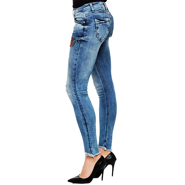 Bekleidung Straight Jeans CIPO & BAXX® Cipo & Baxx Slim Fit-Jeans blau