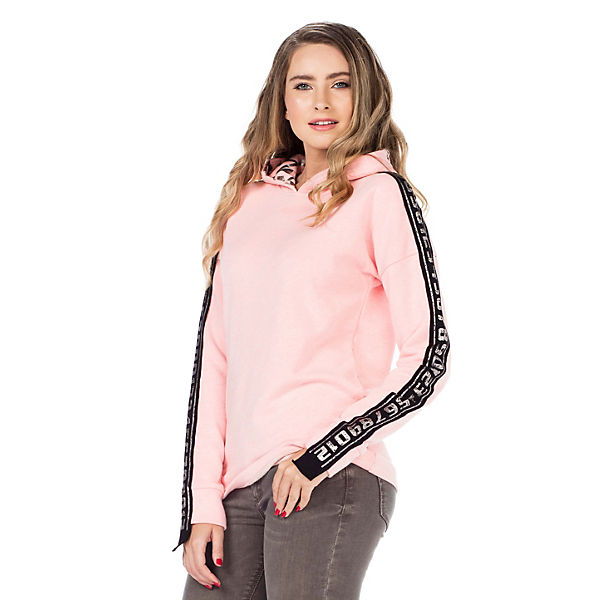 Bekleidung Sweatshirts CIPO & BAXX® Cipo & Baxx Sweatshirt rosa