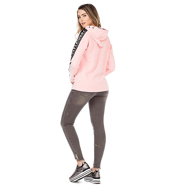 Bekleidung Sweatshirts CIPO & BAXX® Cipo & Baxx Sweatshirt rosa