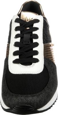 michael kors allie trainer sneakers black and gold