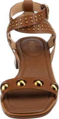 michael kors garner studded burnished leather flatform