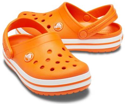 crocs orange clogs