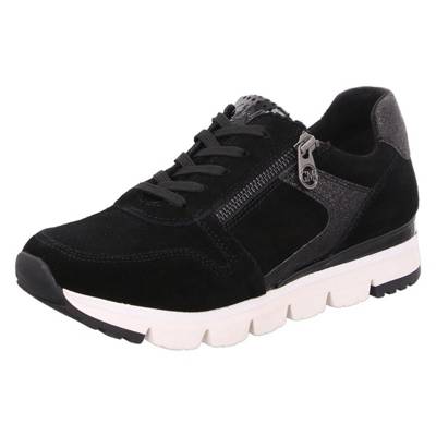 MARCO TOZZI Schnürhalbschuhe Schnürschuhe schwarz