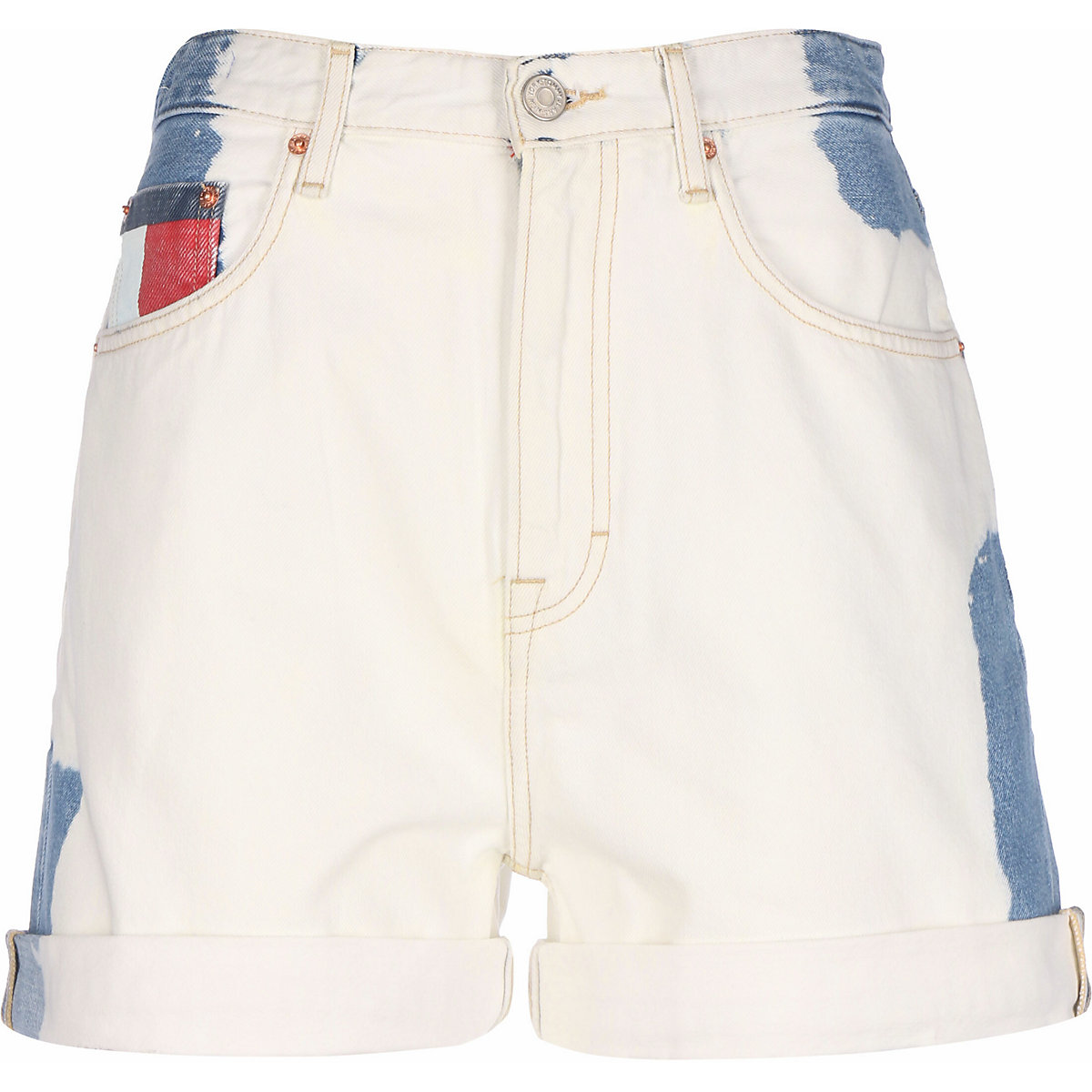TOMMY JEANS Tommy Jeans Shorts Mom Jeansshorts weiß