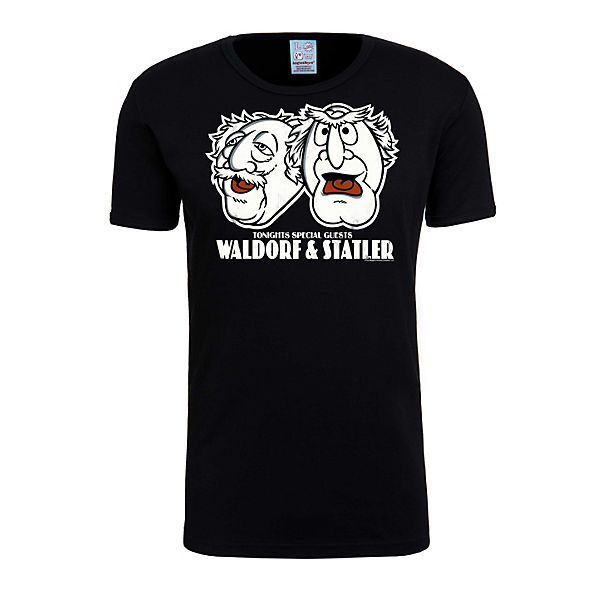 Bekleidung T-Shirts Logoshirt® Logoshirt Print T-Shirt schwarz