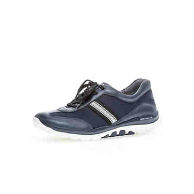 Rollingsoft Sneaker low Materialmix Leder/Lederimitat blau Sneakers Low