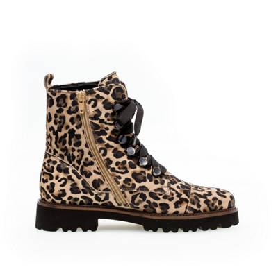 Gabor, Gabor Biker und Combat Boots Effektleder beige