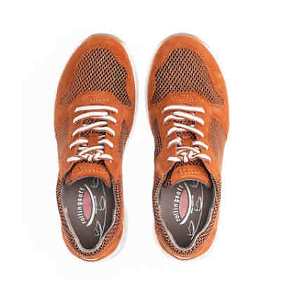 Rollingsoft Sneaker low Materialmix Leder/Lederimitat braun Sneakers Low