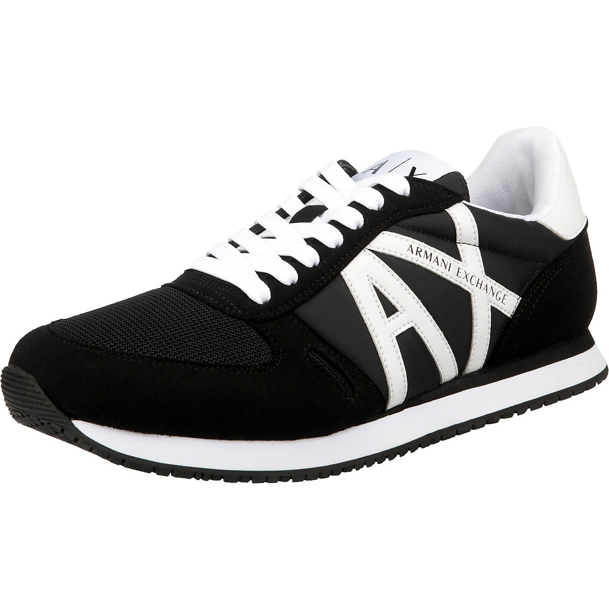 ARMANI EXCHANGE Sneakers Low schwarz/weiß
