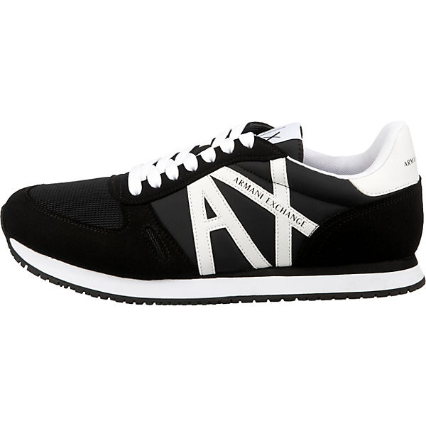 Schuhe Sneakers Low ARMANI EXCHANGE Sneakers Low schwarz/weiß