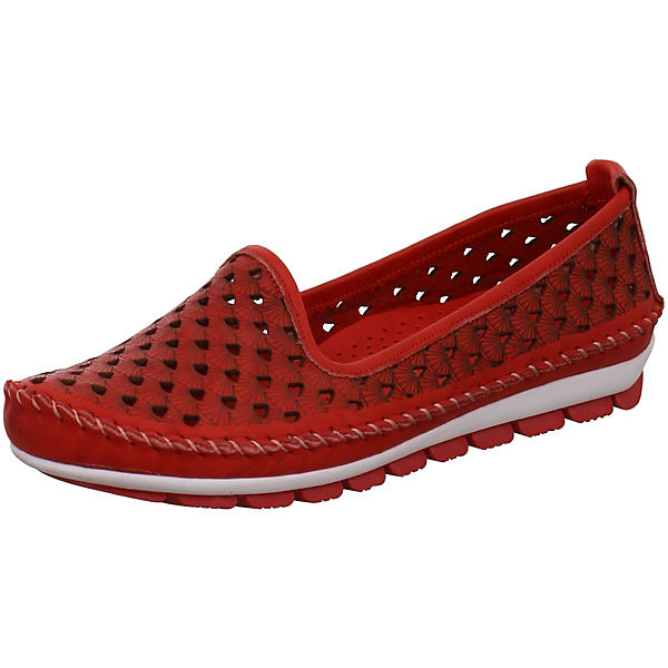 Schuhe Mokassins GEMINI Slipper & Mokassins Mokassins rot Schuhe Mokassins GEMINI Slipper & Mokassins Mokassins rot