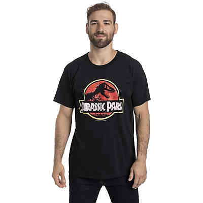 Jurassic Park Classic Logo T-Shirt Male T-Shirts