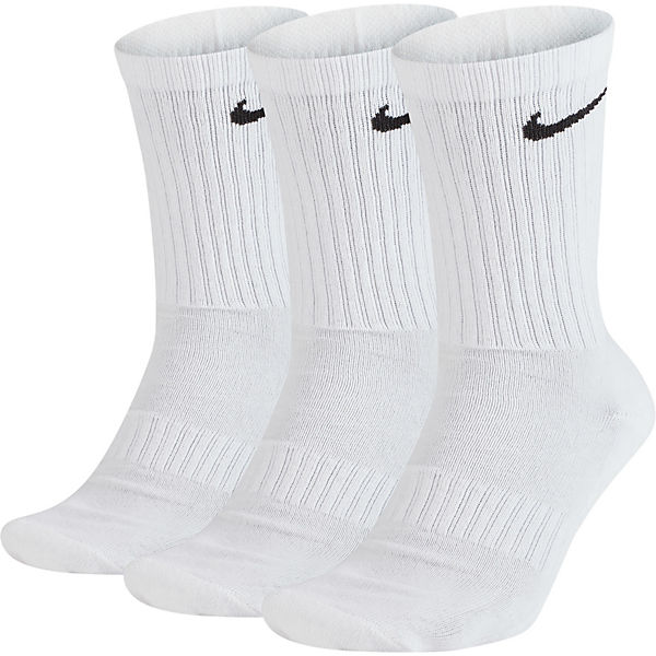 Bekleidung Socken Nike Performance Everyday Cush Crew 3er-Pack Trainingssocken Socken weiß