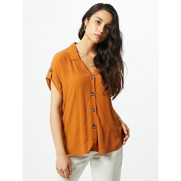Bekleidung Kurzarmblusen ESPRIT bluse Kurzarmblusen braun Bekleidung Kurzarmblusen ESPRIT bluse Kurzarmblusen braun