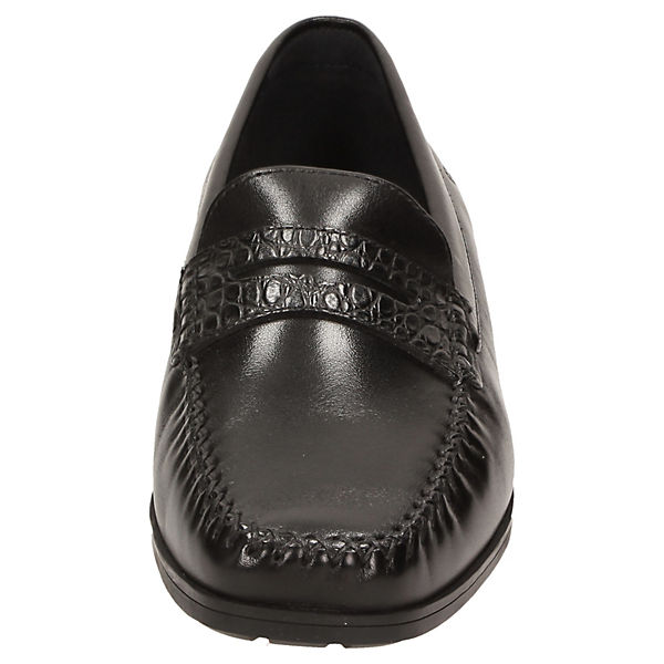 Schuhe Klassische Slipper Sioux Slipper Cortizia-709 Klassische Slipper schwarz