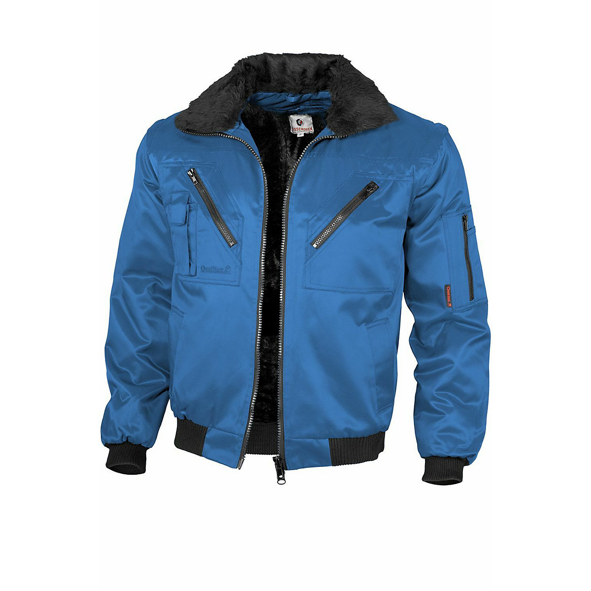 QUALITEX einfarbig klassische Pilotenjacke ideale Übergangsjacke Arbeitsjacken royal QUALITEX einfarbig klassische Pilotenjacke ideale Übergangsjacke Arbeitsjacken royal