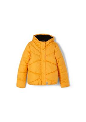 s.Oliver Steppjacke mit Teddyplüsch-Futter Outdoorjacken orange