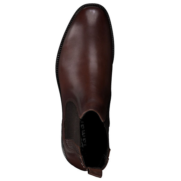 Schuhe Ankle Boots Tamaris Damen Elegante Stiefelette 1-25000-25 Braun 305 COGNAC Leder mit TOUCH-IT Ankle Boots braun