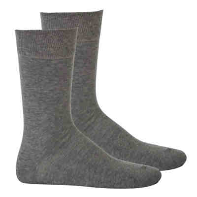 2 Paar Herren Socken - Only 2-Pack, Strumpf, Komfortbund, Einfarbig Socken