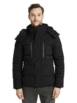 TOM TAILOR Jacken Pufferjacke mit Innenfutter Outdoorjacken schwarz
