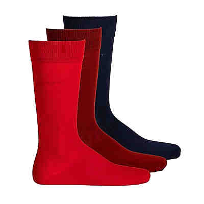 Herren Socken, 3er Pack - Soft Cotton Socks, Strümpfe, One Size, einfarbig Socken