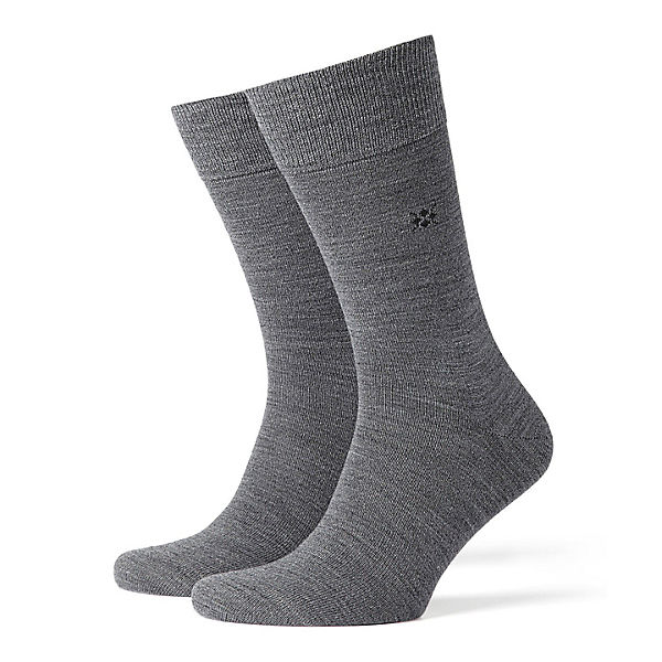 Herren Socken LEEDS - Schurwolle, Logo, Uni, One Size, 40-46 Socken