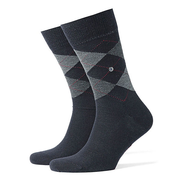 Herren Socken EDINBURGH - Rautenmuster, Argyle, Clip, One Size, 40-46 Socken