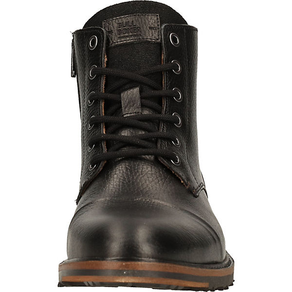 Schuhe Schnürstiefeletten BULLBOXER Stiefelette Schnürstiefeletten schwarz Schuhe Schnürstiefeletten BULLBOXER Stiefelette Schnürstiefeletten schwarz