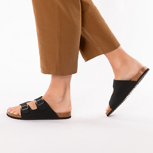 Schuhe Klassische Pantoletten ambellis Two Strap Pantoletten schwarz Schuhe Klassische Pantoletten ambellis Two Strap Pantoletten schwarz