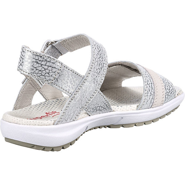 Schuhe Klassische Sandalen superfit Sandalen RAINBOW WMS Weite M4 für Mädchen weiß