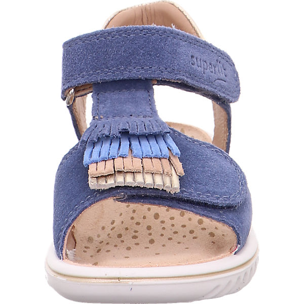 Schuhe Klassische Sandalen superfit Sandalen WMS Weite M4 für Mädchen blau