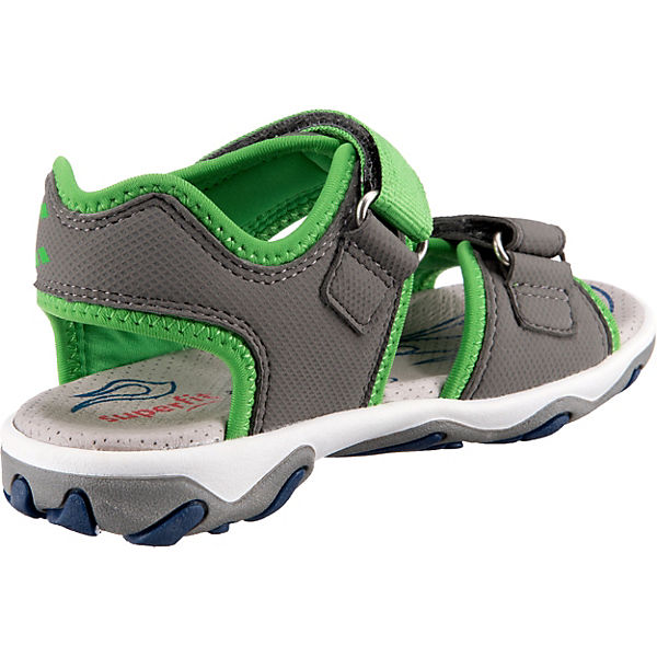Schuhe Klassische Sandalen superfit Baby Sandalen MIKE 3.0 WMS Weite M4 für Jungen grau/grün