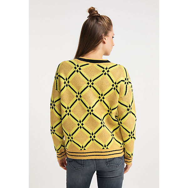 Bekleidung Pullover myMo ROCKS Pullover Pullover gelb Bekleidung Pullover myMo ROCKS Pullover Pullover gelb