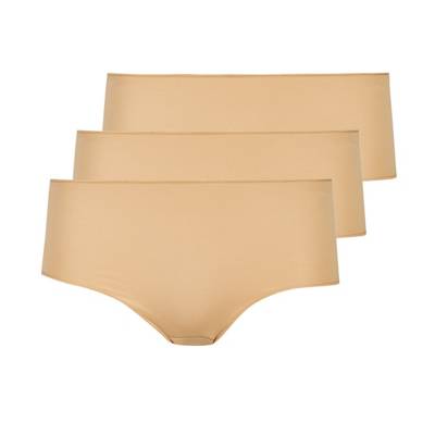 Nina von C. Hipster 3er Pack Secret Panties hellbraun