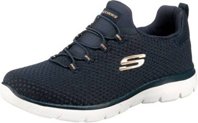 Skechers Summits Bright Bezel Slip On Sneaker Blau Mirapodo